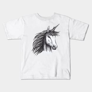 Realistic Unicorn Kids T-Shirt